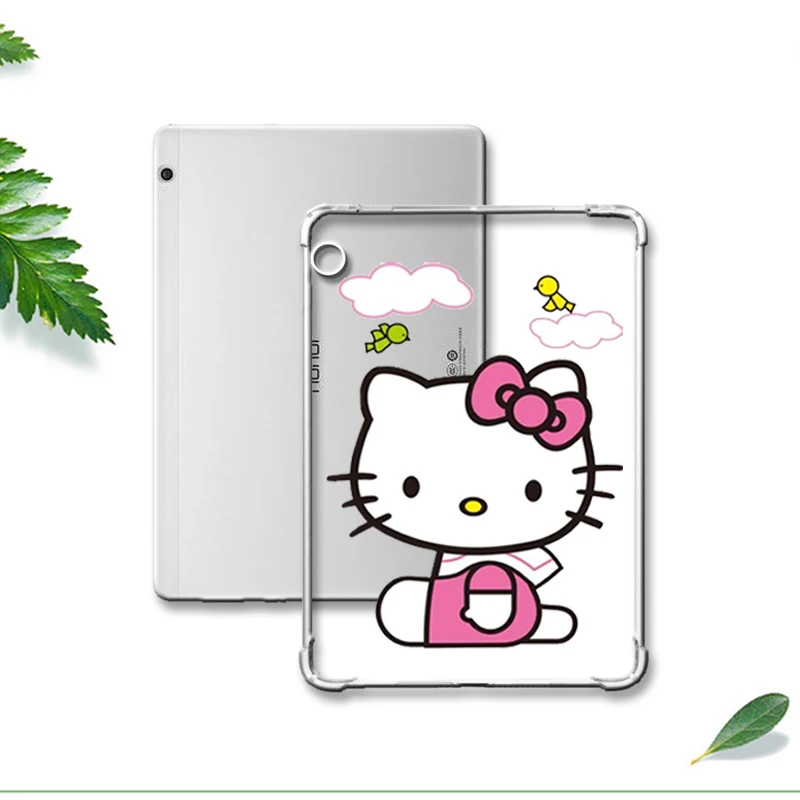 For T3 10 Kittymao Окрашенный чехол с сопротивлением падению для huawei Mediapad Медиа Pad M3 M5 T3 8,4 10 Мягкий противоударный планшет для Honor игровой коврик 2 9,6 - Цвет: For T3 10 Kittymao