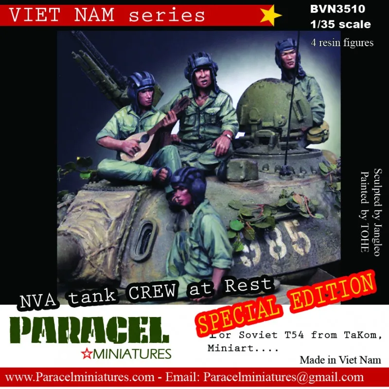 

1/35 фигурки из смолы, модельные наборы, танк, команда at rest, 4 фигурки (без резервуара), разобранные, неокрашенные, 358