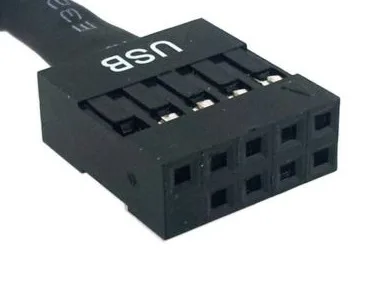 Новый USB 2 0 9Pin Корпус Мужской к материнской плате 3 20pin женский кабель платы