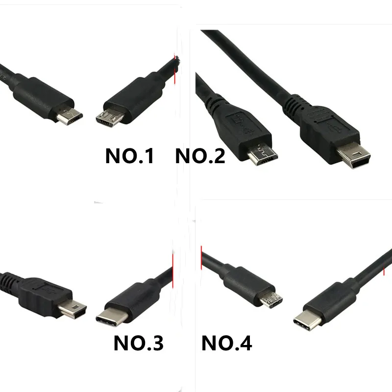 Кабель для передачи данных с Type-c на mini Micro usb 5Pin подходит Zhiyun стабилизатор