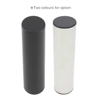 professional stainless steel cylinder sand shaker rhythm musical instruments metal hand percussion black