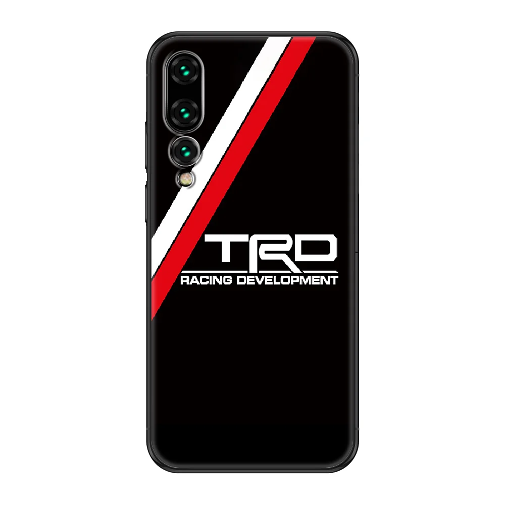

Car Logo trd Phone case For Huawei P 8 10 20 30 Smart Plus 2019 Z Lite Pro 2017 2019 black 3D bumper silicone funda fashion
