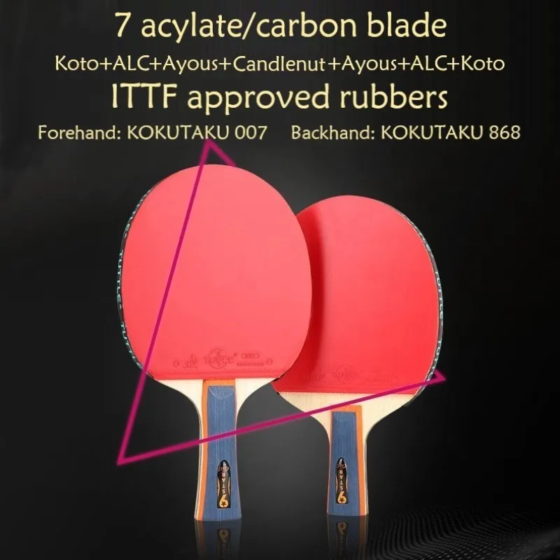 Ракетка для пинг понга 9 звездочек Acylate Carbon ALC Blade профессиональная ракетка