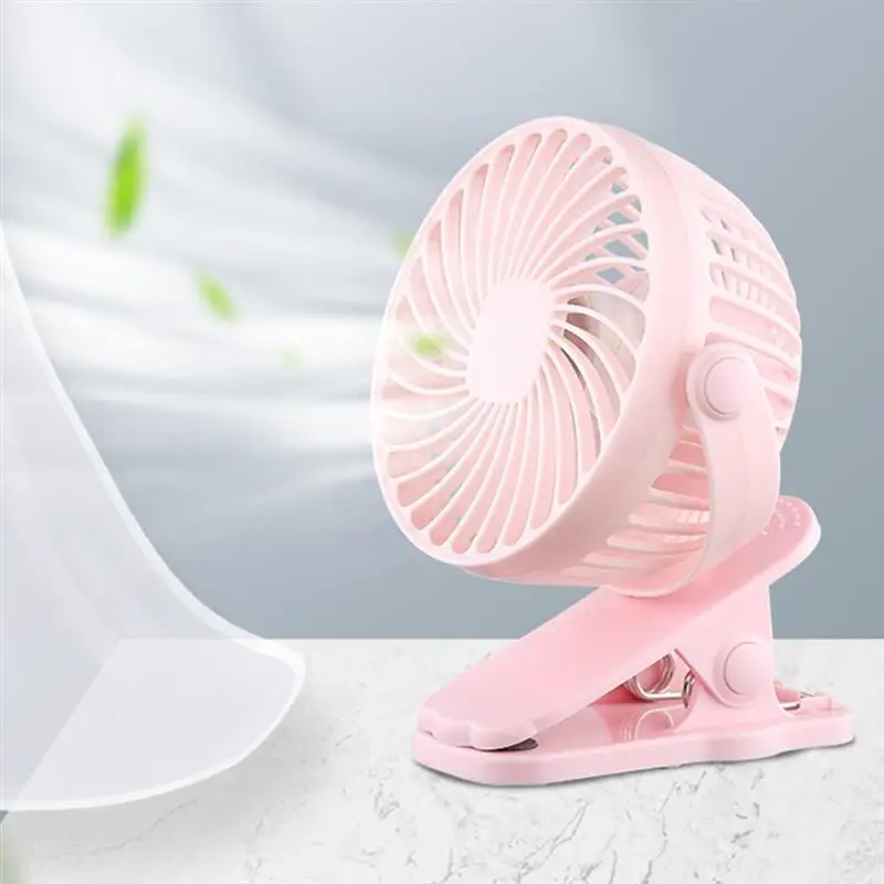 

1 Set Rechargeable Cooling Fan Clip on Fan Summer Cooling Handheld Fan