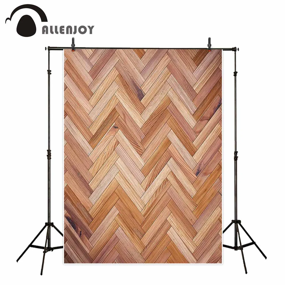 Фон Allenjoy бесшовная текстура деревянного пола елочка светильник Коричневый фон