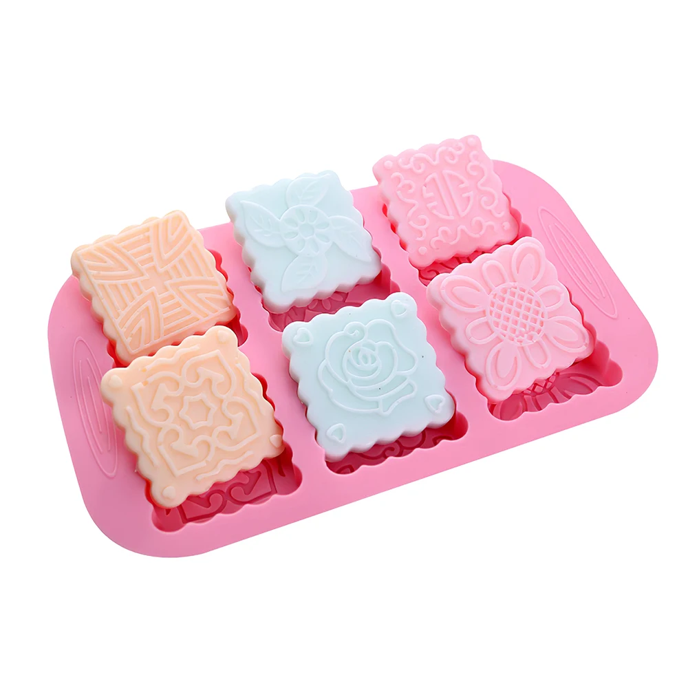 

Silicone Cake Mold Handmade DIY Bread Mold Cake Silicone Mold Moon Cake Chocolate Biscuit Ice Cube Mold Cake Tool