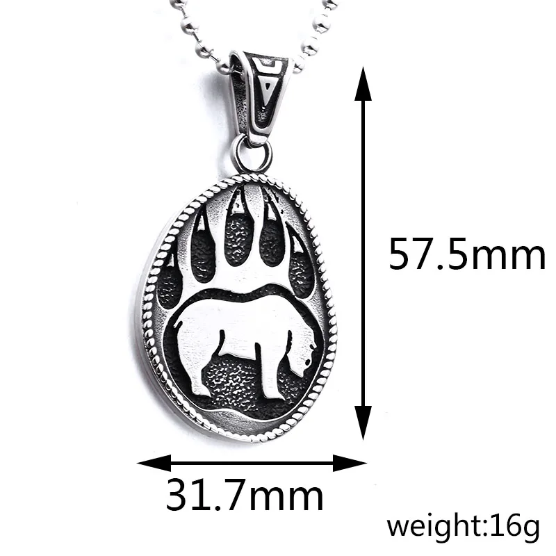 Мужское кольцо с медведем от BEIER украшение из нержавеющей стали 316L - купить по