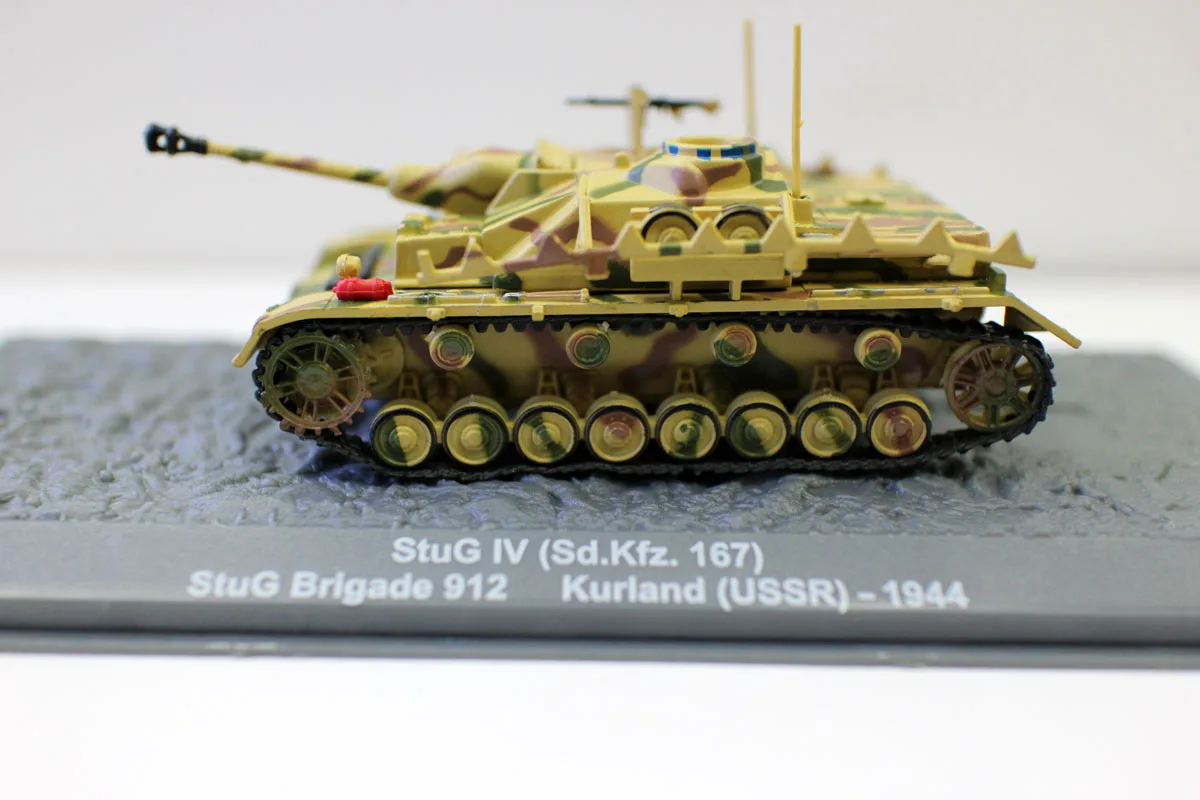 Новинка 1/72 г. DeAgostini StuG IV (Sd.Kfz.167) бригада 912 KURLAND(USSR) 1944 Военный танк литые модели для
