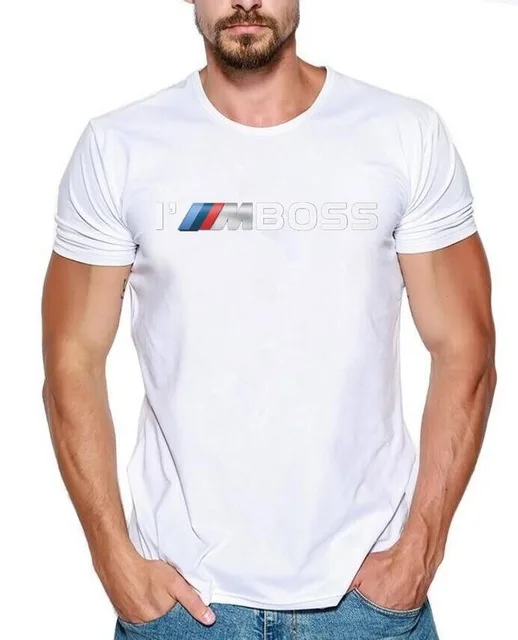 Летняя мужская футболка 2020 модная M Power с логотипом забавная 100% хлопковая