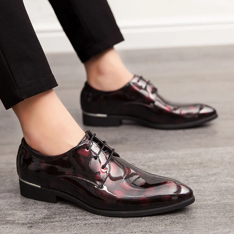 

2019 new fashion men leather shoes, men's office, business high-grade casual shoes sneakers luxury brand gents chaussure classic