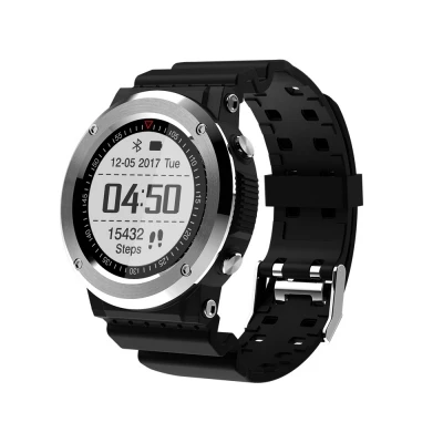 silver 696 Q6 модные gps Смарт-часы Мужские компасы монитор сердечного ритма спортивный режим фитнес-трекер Bluetooth Спорт на открытом воздухе умные часы для мужчин - Цвет: silver