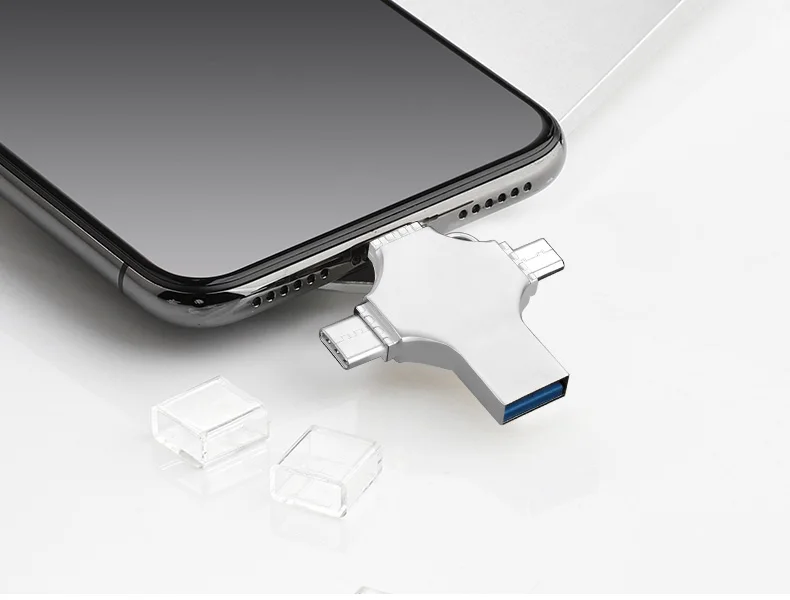 IPhone USB флэш-накопитель 3,0 16 ГБ 32 ГБ Флешка 64 Гб USB накопитель 128 ГБ 256 ГБ HD флэш-память USB флешка для iPhone Android PC type C