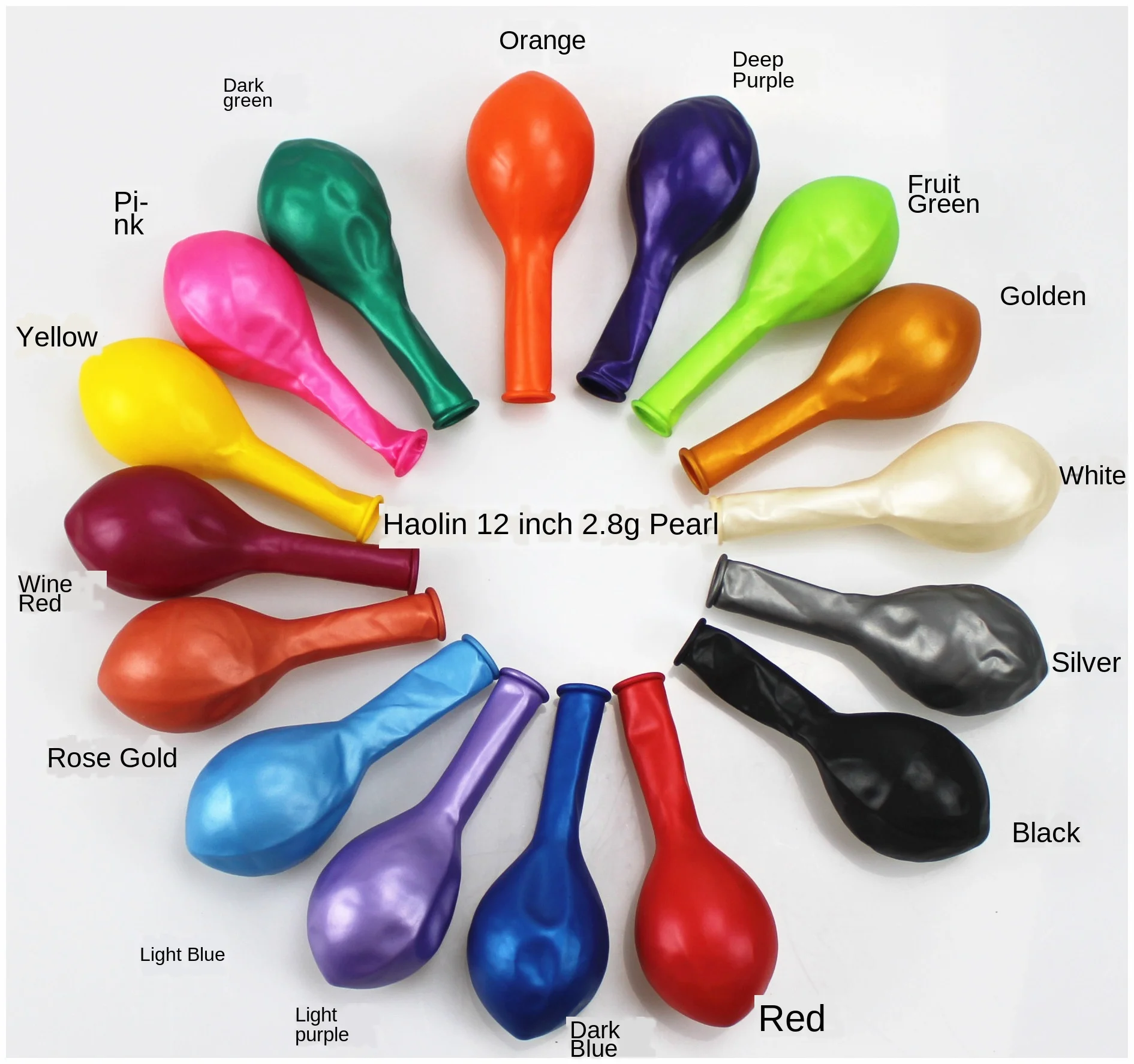 50pcs12 дюймов 2 8 г перламутровый утолщение имитация красоты латексный шар