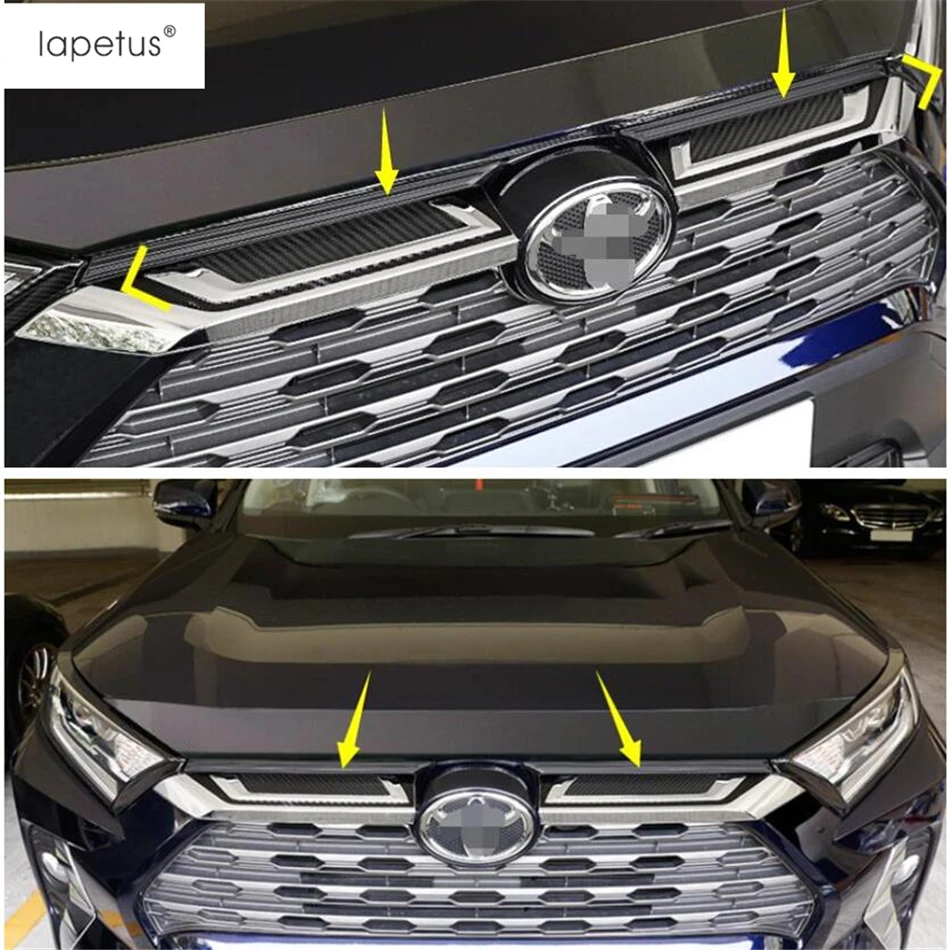 Lapetus аксессуары для TOYOTA RAV4 Previa RAV 4 XA50 2019 2020 2021 ABS передний центральный решетка