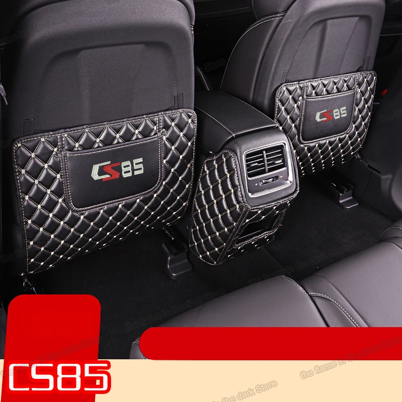 Economici Lsrtw2017 Per Changan Cs85 Seggiolino Auto Anti-kick Mat Protector Accessori Interni 2018 2019 2020 2021 Coupé