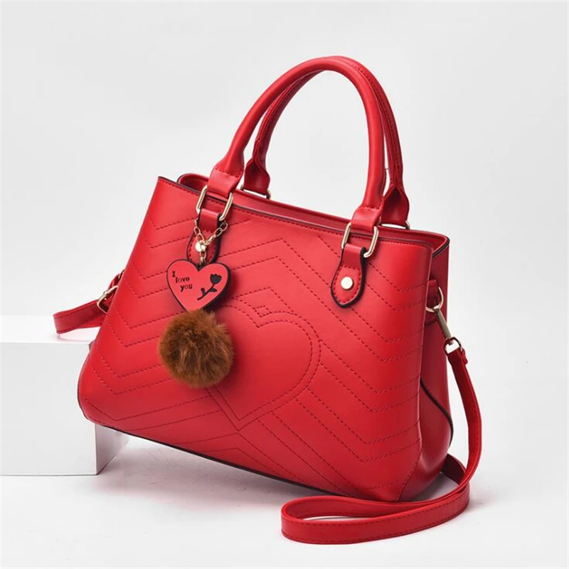 21CLUB Brand Fashion Hairball Strap Simple Women's Totes Shopping Party Wroking Purse Casual Women Messenger Bags Handbags | Багаж и