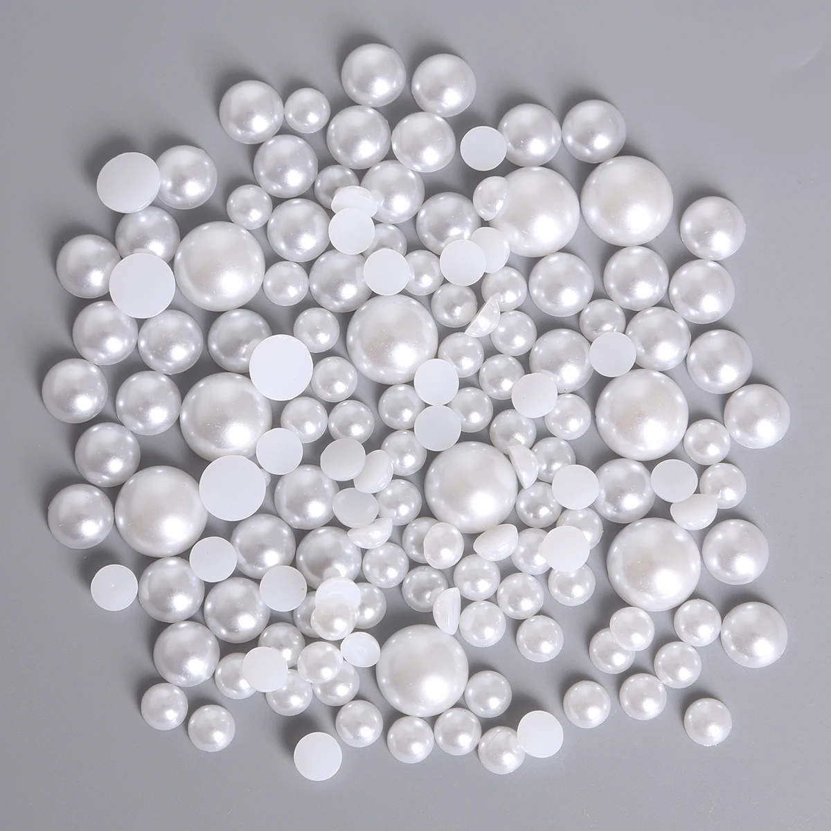1.5/2/2.5/3/4/5/6/7/8/10/12/14mm Half Round Acrylic Imitation Flatback Pearl Beads for Jewelry Making /Nail Art /Phone Decor | Украшения и