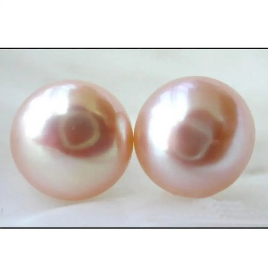 Модные ювелирные изделия Бесплатная доставка Розовый натуральный AAA 12-11 мм