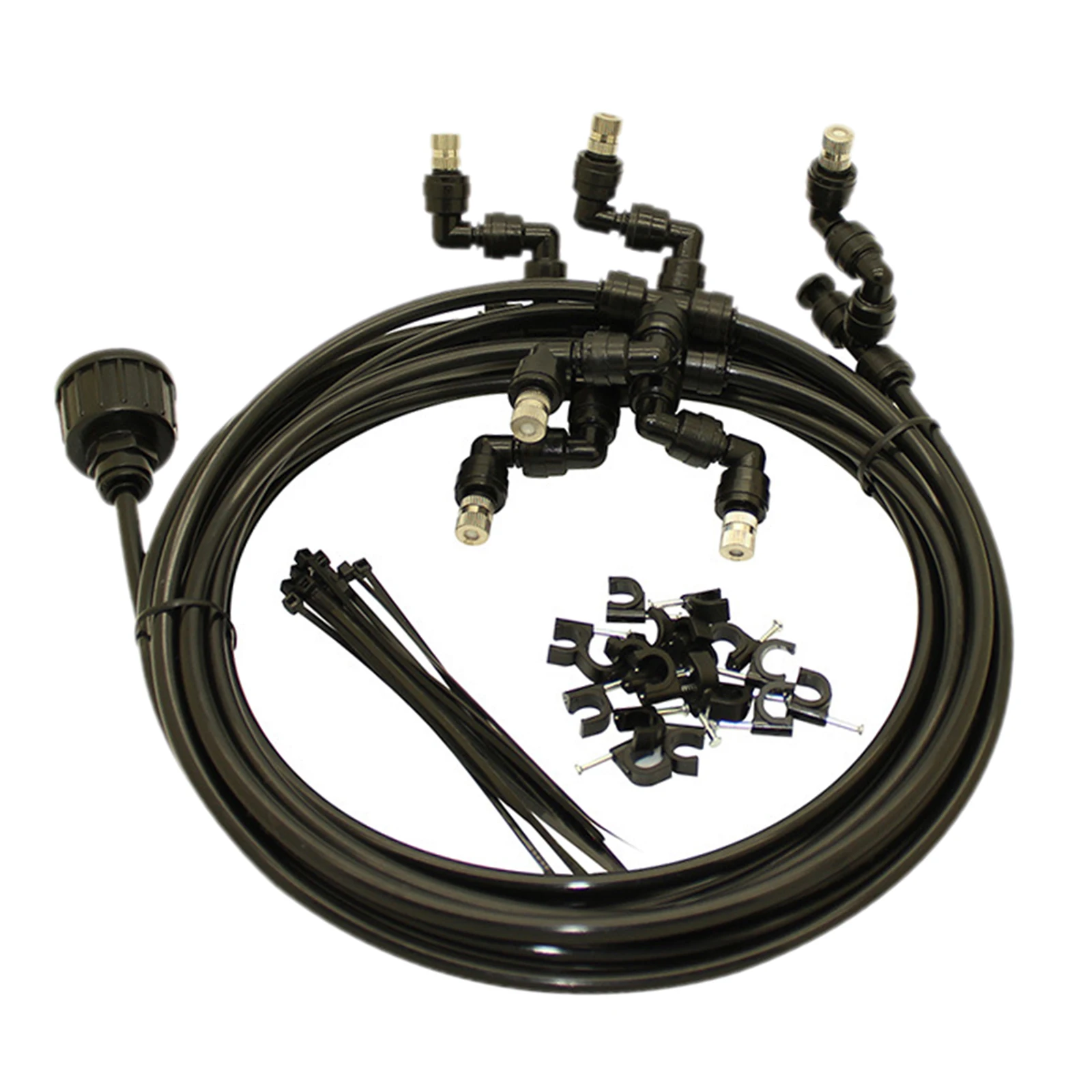 

Low Pressure Water Spray Hose Sprinkler Cooling System Kit Tool 6meter