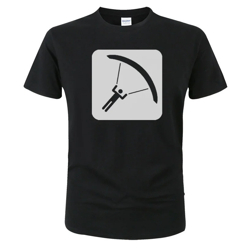 

Paragliding t shirt Designs Cotton round Neck Instructor Crossfit Gift Funny T Shirt Summer Cotton Short Sleeve High Quality Top