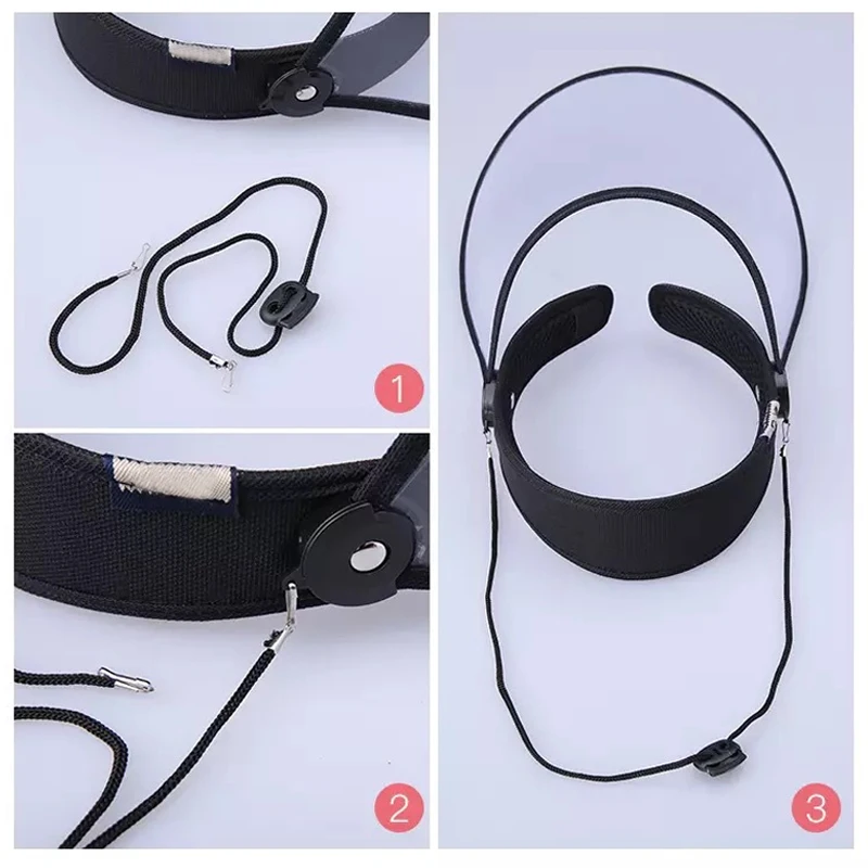 

Safety Face Shield with Clear Full Face Cover Transparent Work Industry Outdoor Cycling A66