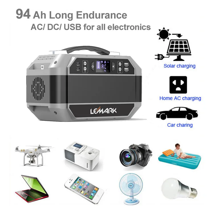 

Portable Solar Generator 4.3KG 350WH Charging Anywhere 5 12 110 230V Trekking Hiking Travel Fishing Energy Storage Power Supply