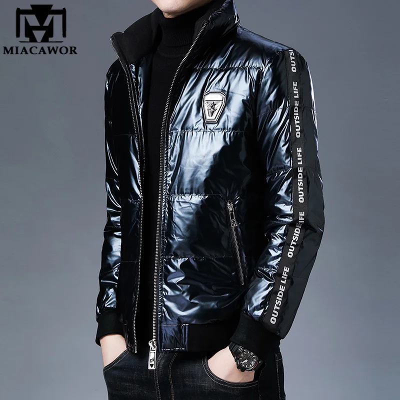 

Куртка-бомбер мужская шерстяная в полоску, на осень/зиму, J725