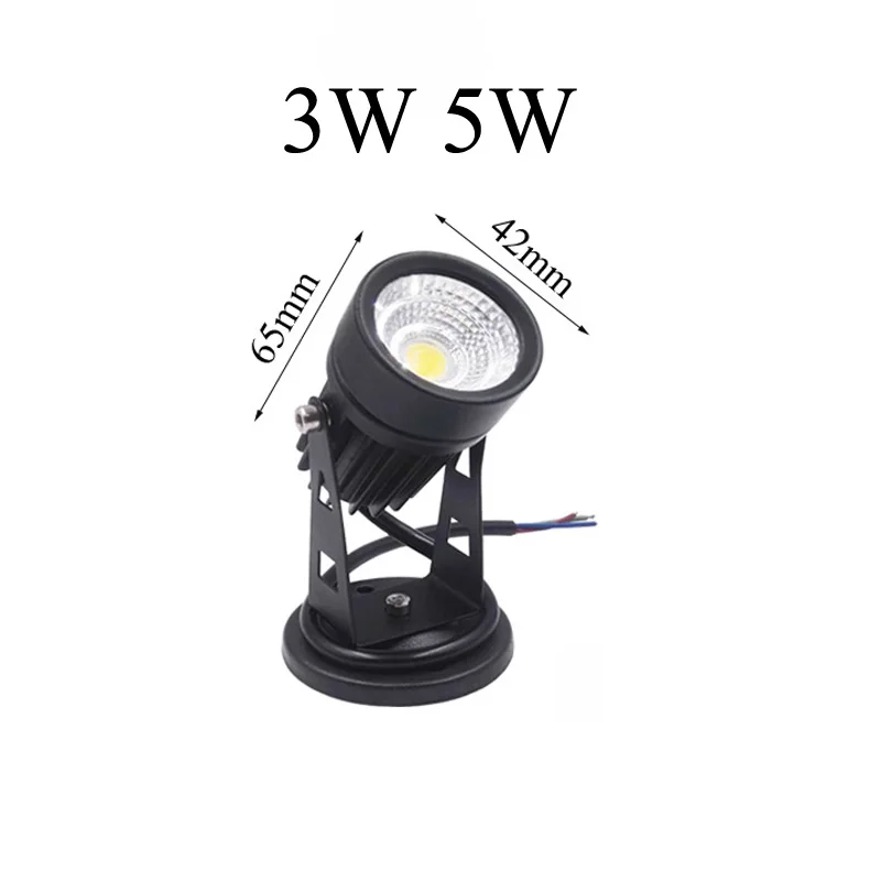 5 Вт Мини RGB Led садовый светильник 12 в 85-265 открытый IP65 Водонепроницаемый