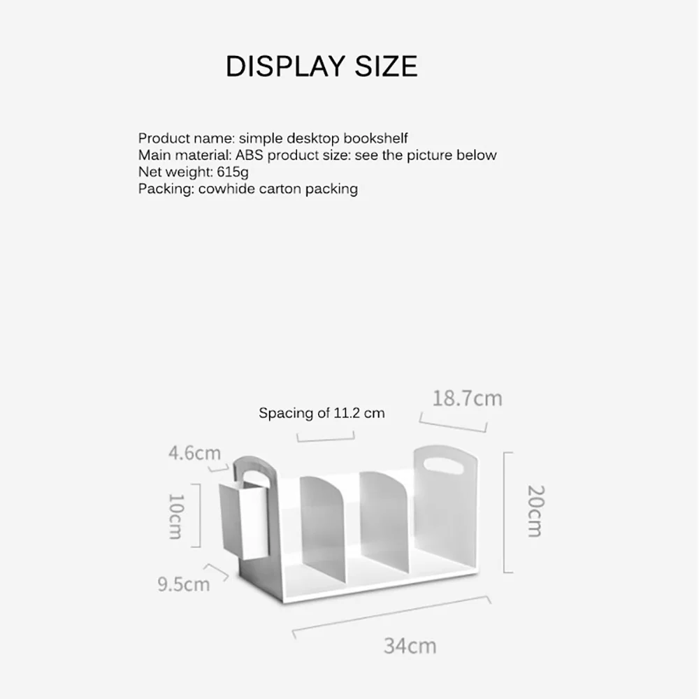 Книжная полка стол домашний декор настольная для хранения файл журнал коробка