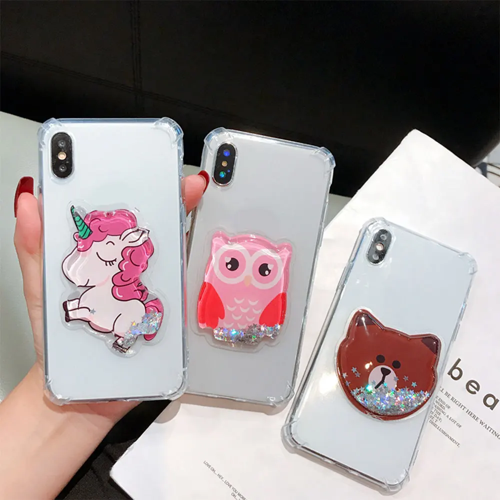 KISSCASE анти-осенний чехол для телефона samsung S9 S10 Plus J4 J6 2018 милый с сияющими блестками