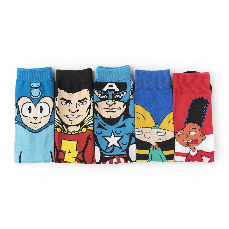 

Fashion Sports Socks Casual Funny 5 Pairs 2 Pairs New Christmas Stockings Cartoon Breathable Cute Personalized Cotton Tube
