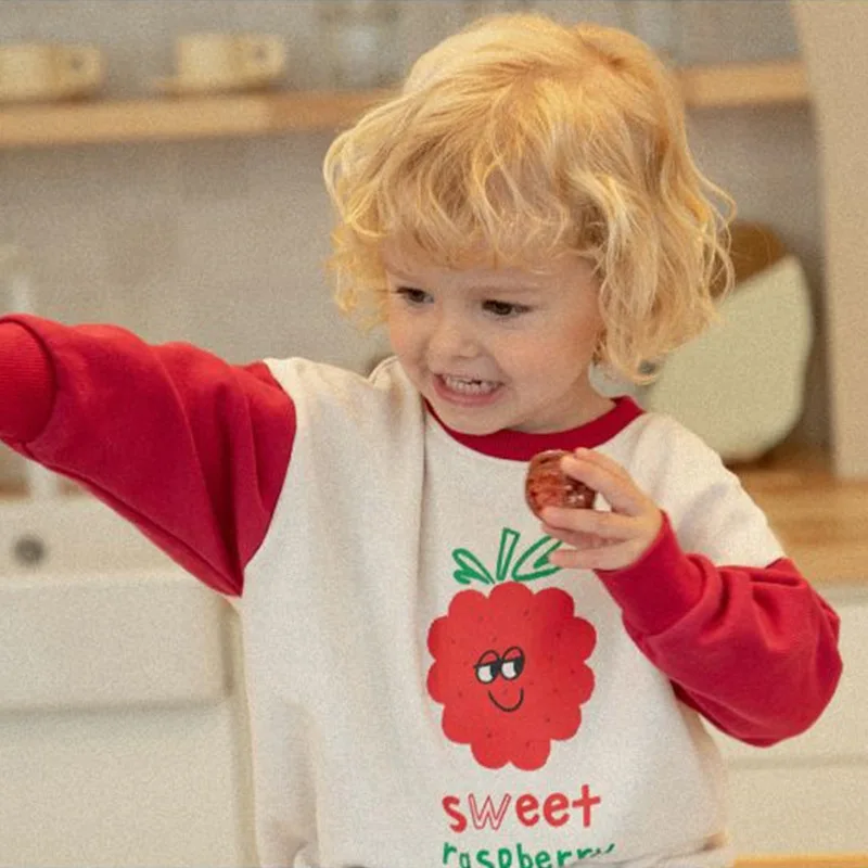 

Ps Brand 2021 New Autumn Kids Sweaters for Girls Boys Cute Cartoon Print Sweatshirts Baby Toddler Fashion Outwear Tops Clothes