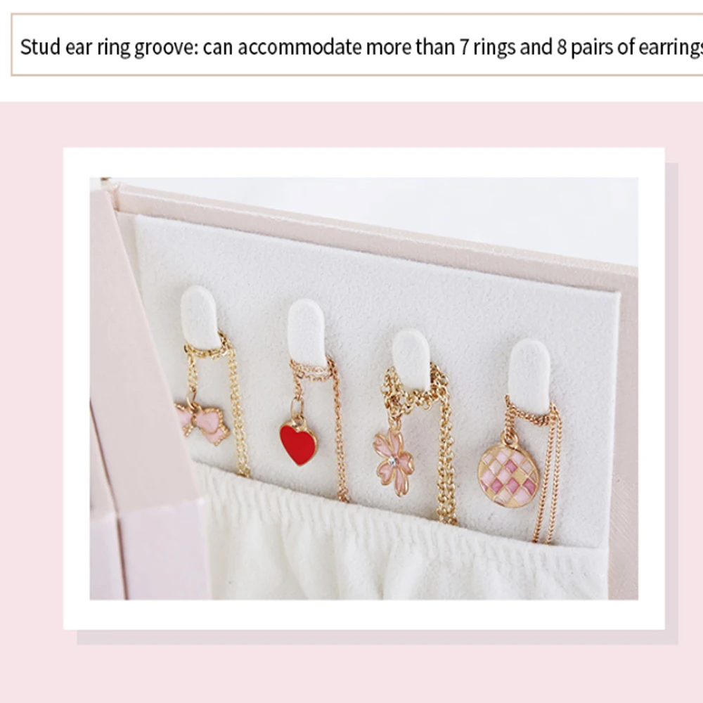 SOLEDI кожаные легкие ювелирные изделия ящик для хранения многофункциональный с