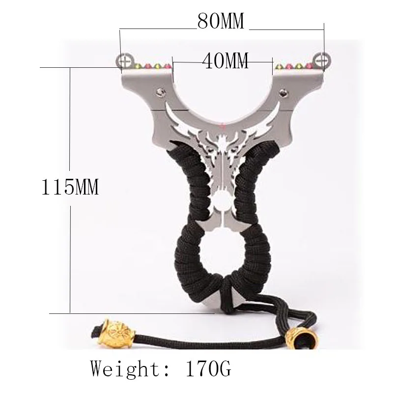 Профессиональный открытый охотничий инструмент из нержавеющей стали Slingshot Cataplut