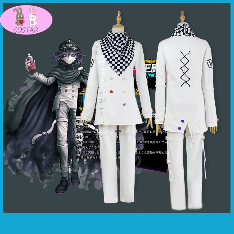 2020 Danganronpa V3 ума kokichi косплэй костюм японского аниме игры Школьная униформа одежды