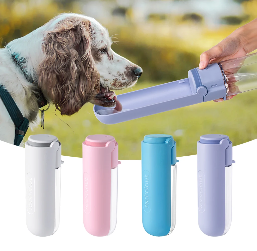

Pet Dog Water Bottle Portable Water Bottle for Dogs Outdoor Travel Drinking Feeder Bowl Foldable Dogs Water Bowl Dog Supplies
