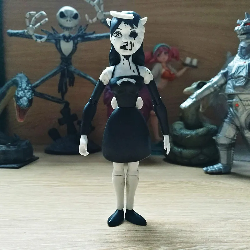 

5inch Resin Alice Angel Action Figure doll ink machine
