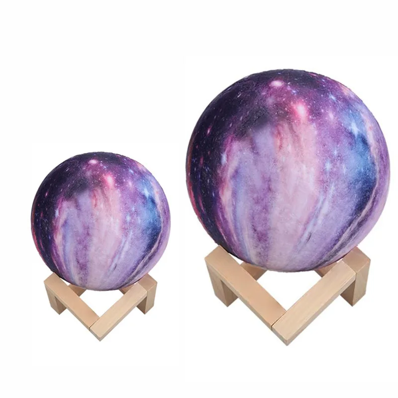 

ZUCZUGLEDNight Light 3D Print Moon Lamp Rechargeable Color Change 3D Light Touch Moon Lamp Children's Lights Night Lamp for Home