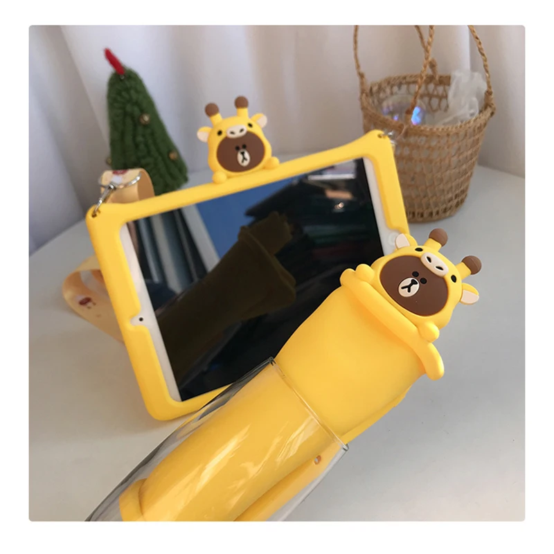 Чехол для нового iPad 9 7 дюйма тонкий силиконовый чехол из ТПУ с мультяшным