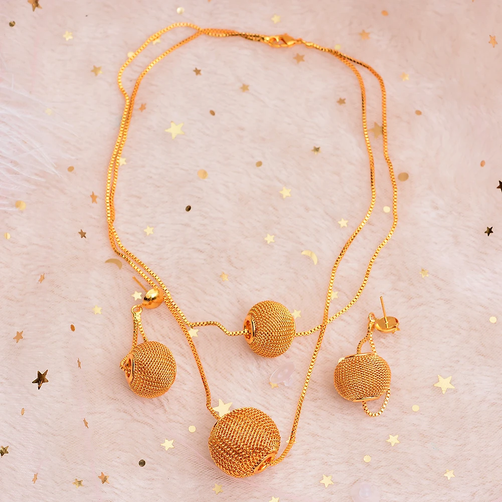 WANDO комплект золотых ювелирных украшений из эфиопских бусин эритрея африканские