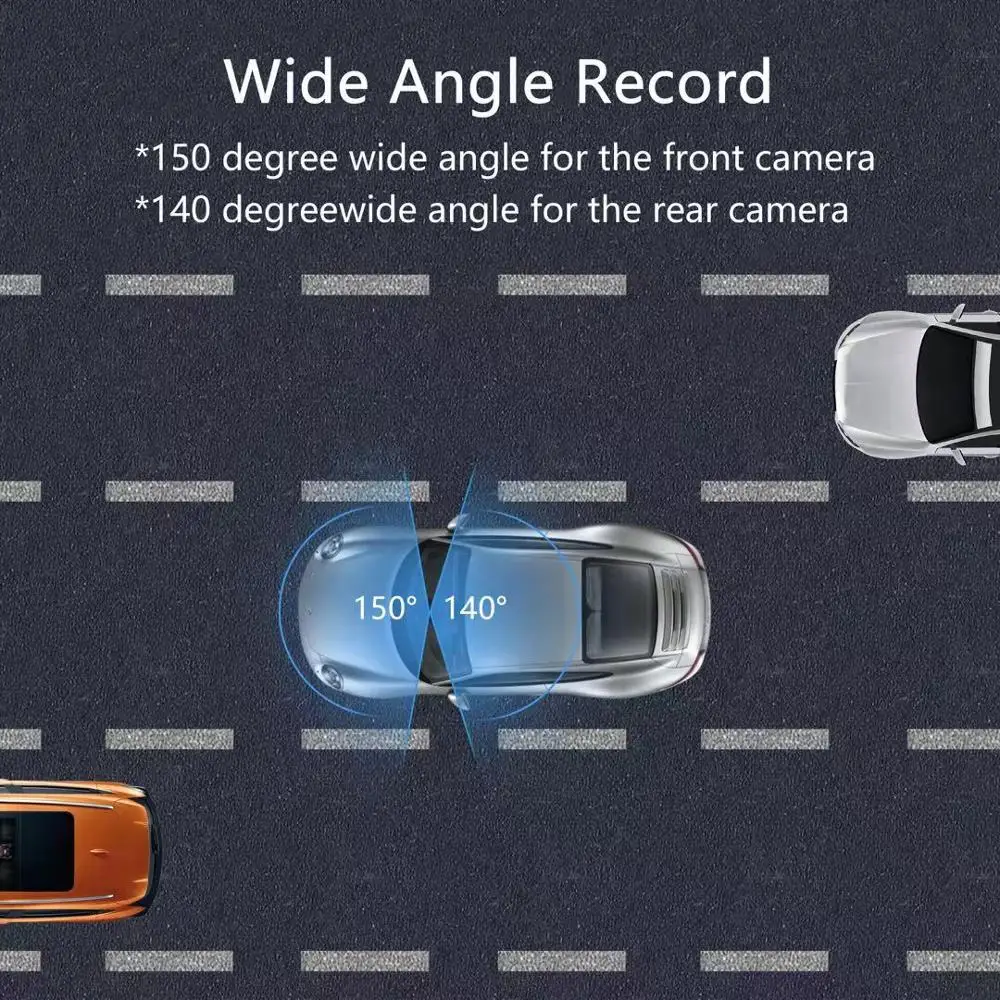 LUU 1080P FHD Автомобильный видеорегистратор dash cam Скрытая Встроенная камера 5," ips зеркало заднего вида цифровой видеорегистратор двойной объектив видеокамера