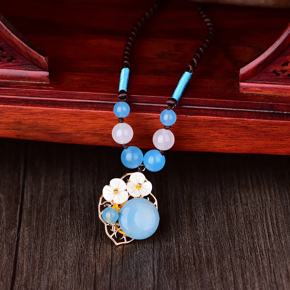 Цепочка до ключицы в китайском стиле ретро ювелирные изделия национальном