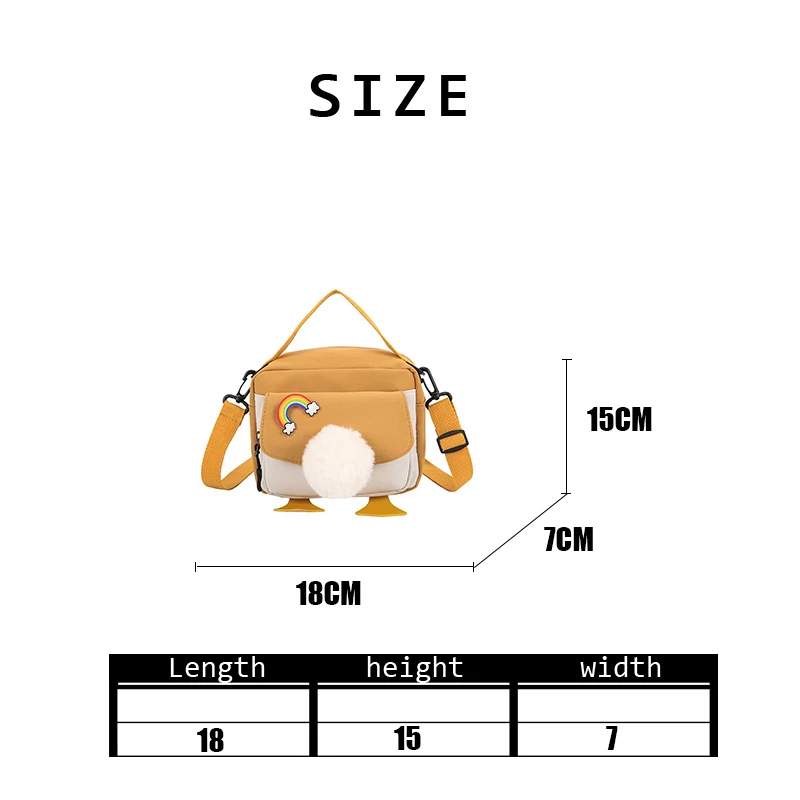 

2020 Cute Girl New Fashion Wear-resisting Nylon Single Shoulder Bag Women Casual Simple Design Solid Small Square Handbag