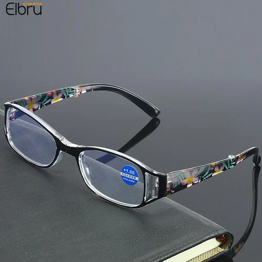 

Очки для чтения Elbru, складные, с защитой от синего света, с чехлом, для дальнозоркости, от + 1,0 до 4,0