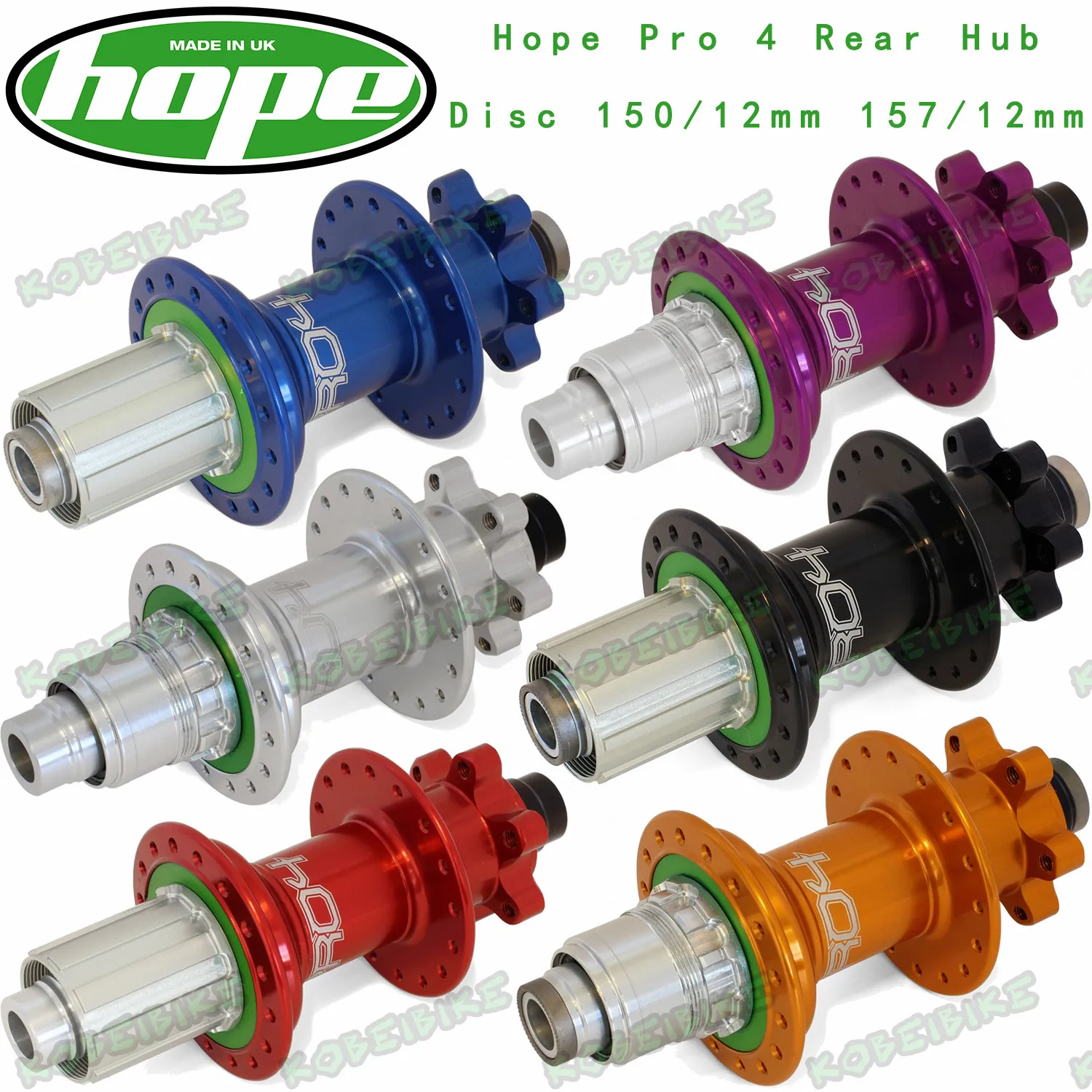 Передняя Ступица HOPE Pro 4 32H QR 20x11 0/15x100 задняя 12x142 Boost 12x148 / XD алюминиевый сплав ковка
