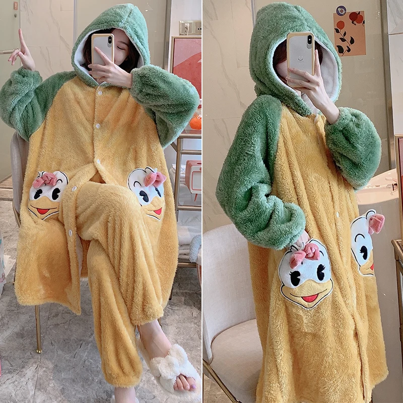 Новинка 2021 теплый Пижамный костюм для взрослых с животными комбинезон косплея из