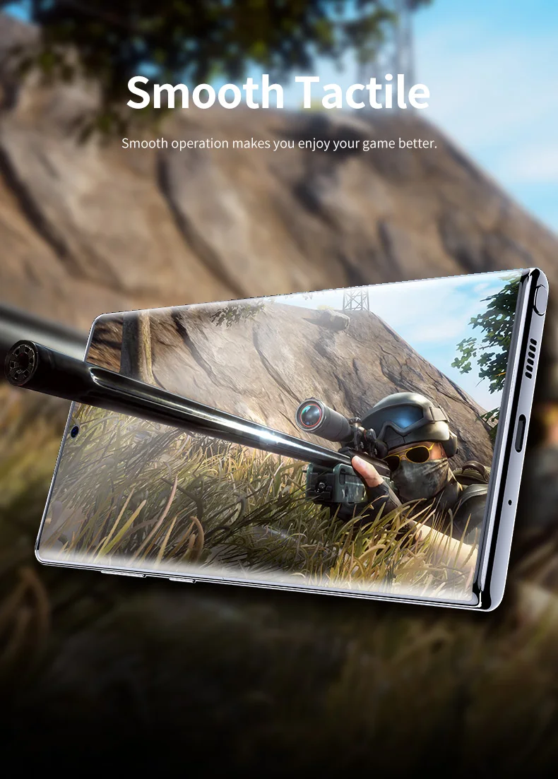 Для samsung Note 10 Plus защита экрана ROCK 0,18 мм полное покрытие 3D изогнутая мягкая Гидрогелевая пленка для samsung Galaxy Note 10