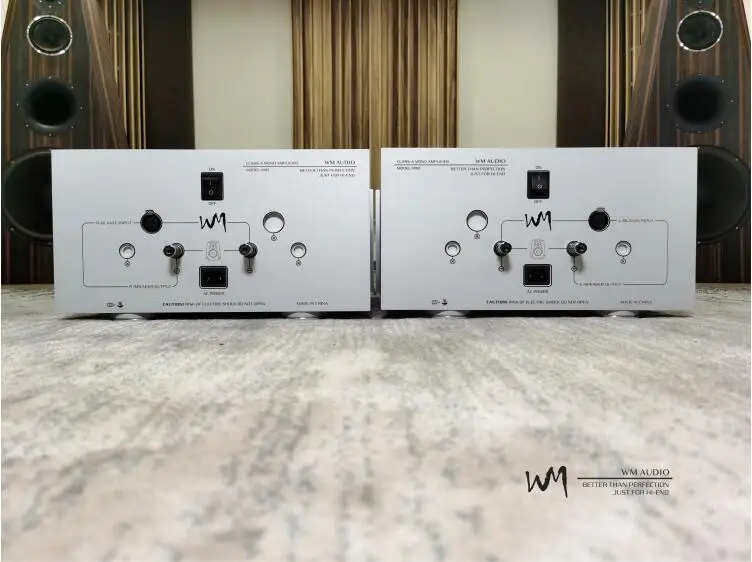 2 шт. усилитель мощности WM AUDIO M18 split 256 Вт высокомощный Hi-Fi чистый класс A серия ALS30A 10