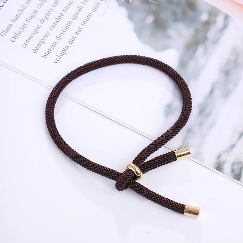Новые креативные браслеты для женщин и мужчин простой Регулируемый Rope Chain
