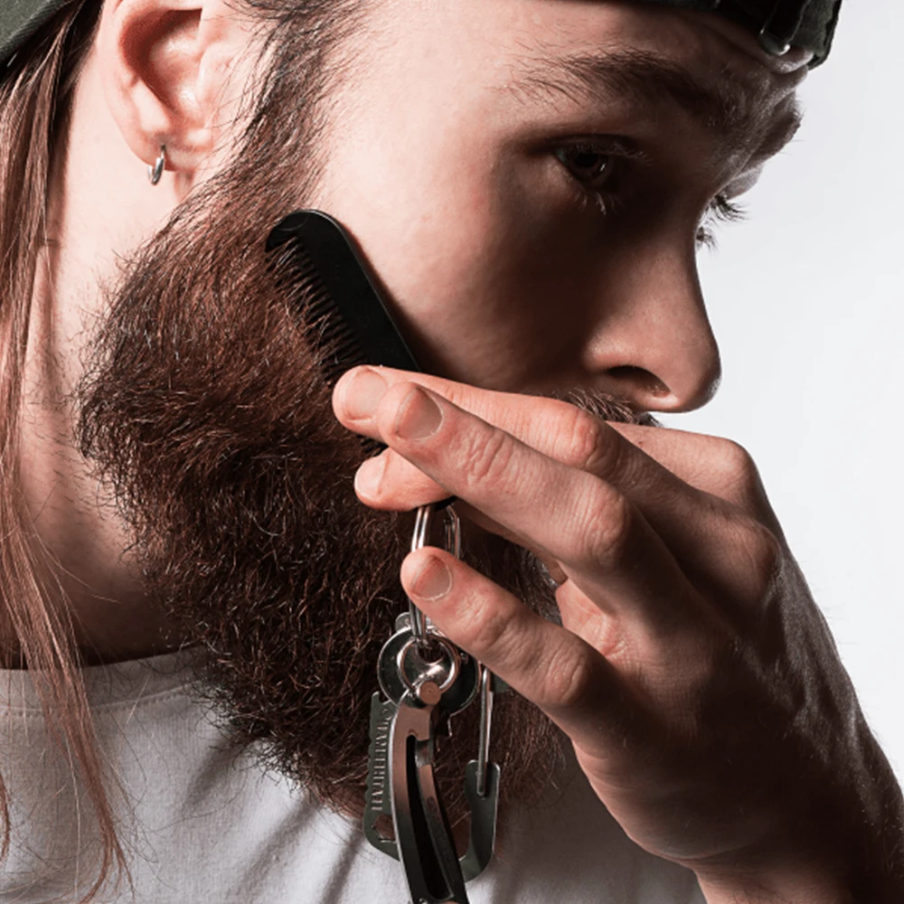 

4 Pcs/set Men Beard Growth Kit Hair Growth Enhancer Thicker Oil Nourishing Leave-in Conditioner Beard Grow Set with Comb